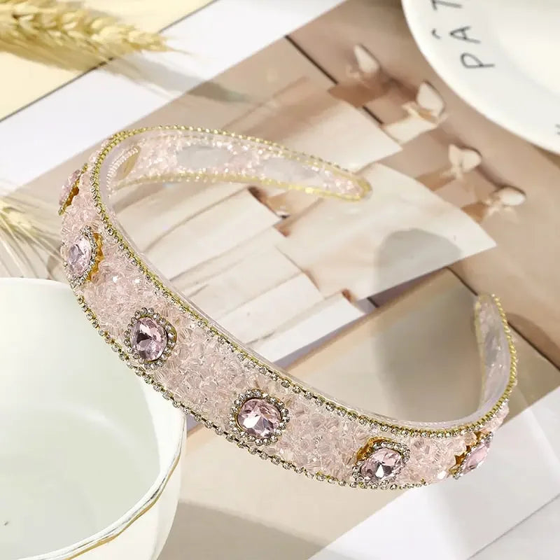 Crystal Headbands With Rhinestones