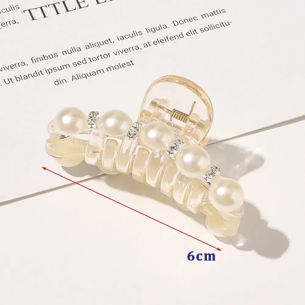 Giant Pearl Acrylic Hair Clip