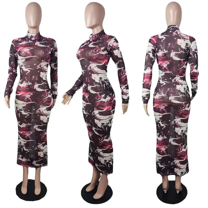 Diva Bodycon Party Dress XS-XXL