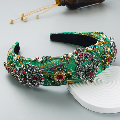 LUX Designer Rhinestone Baroque Headbands