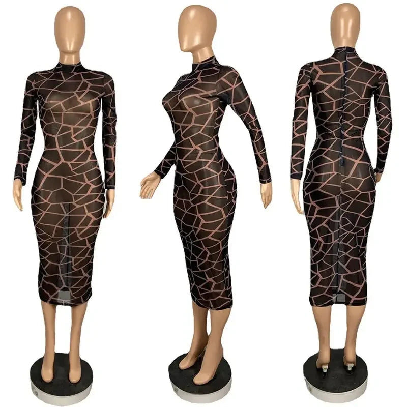 Diva Bodycon Party Dress XS-XXL