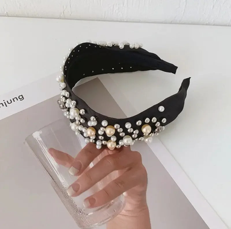 LUX Rhinestone Baroque Hairband