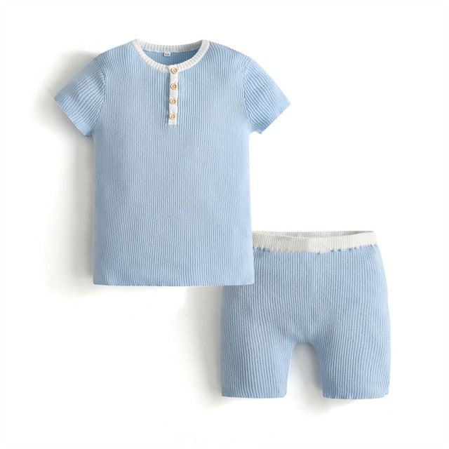 LUX KIDS Preppy Summer Casual Matching Sets
