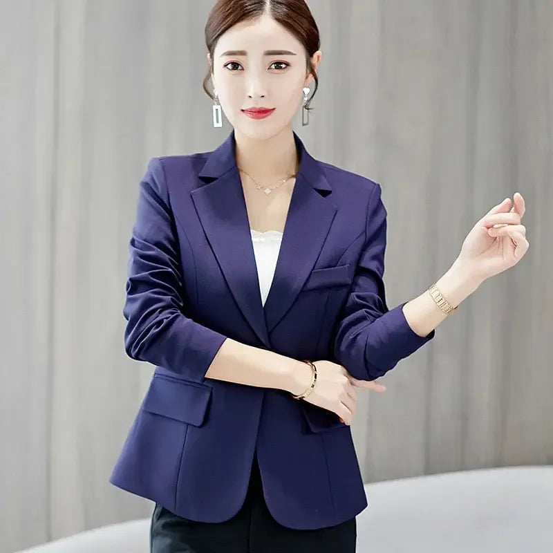 Slim Blazer Career Jacket