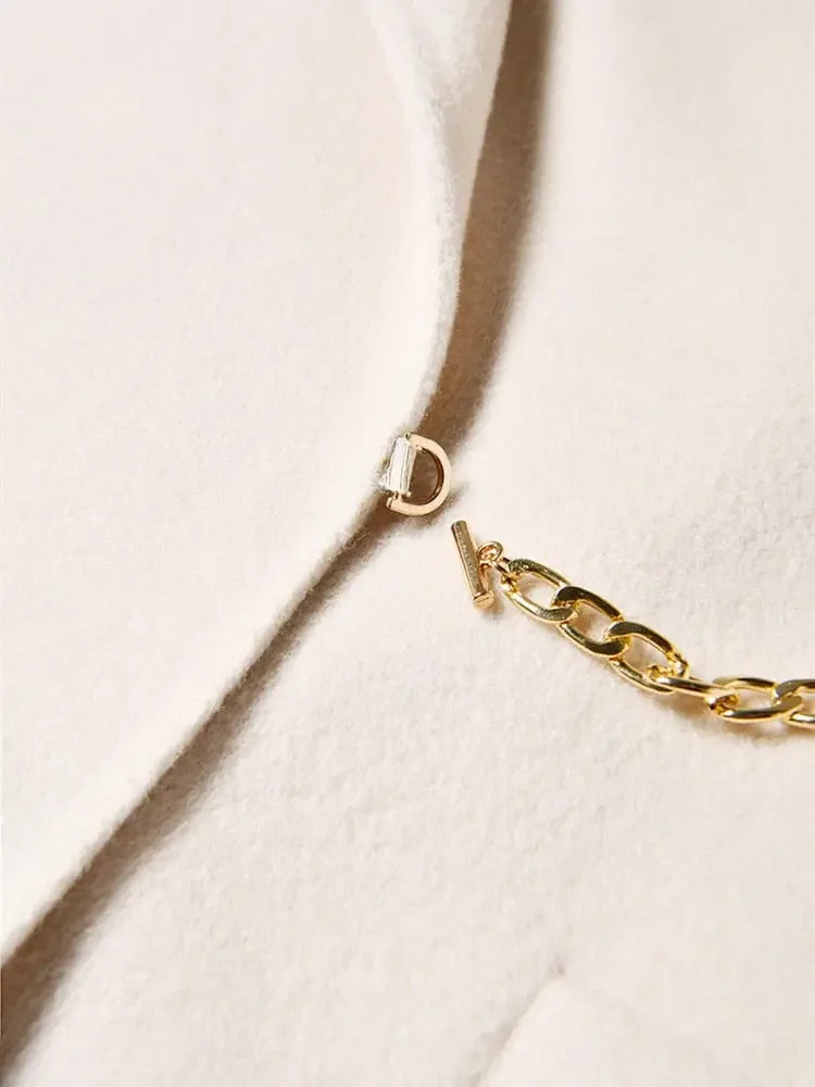 LUX Single Button Wool Coat