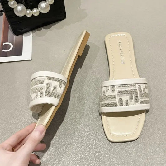 Trendy Embroidered Sandals