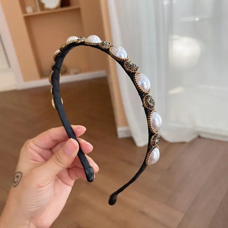 LUX Rhinestone Baroque Hairband