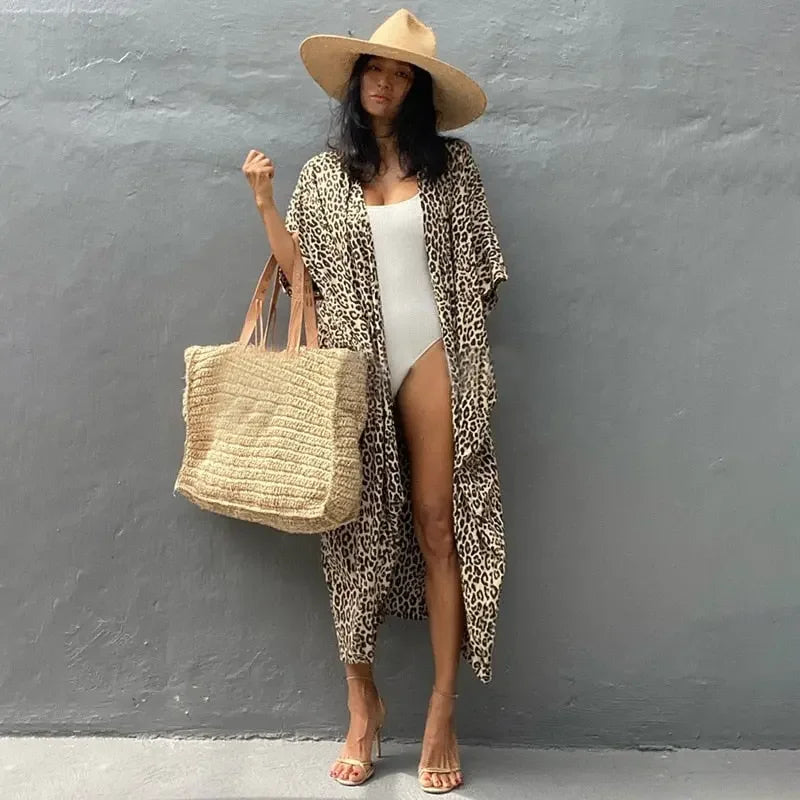 Maui Beach Kimono Cover Up - LUXLIFE BRANDS