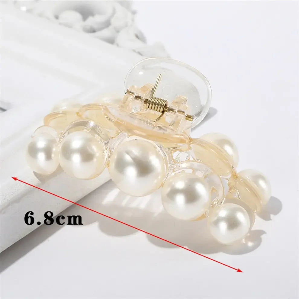 Giant Pearl Acrylic Hair Clip