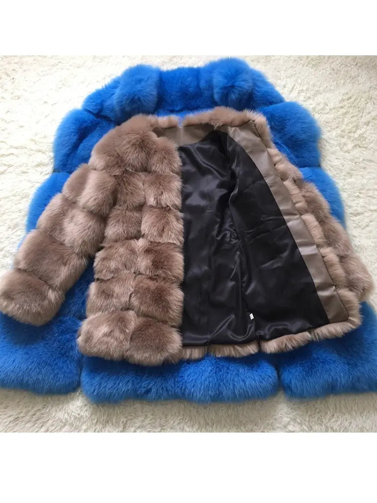 Long Faux Fur Coat S-4XL