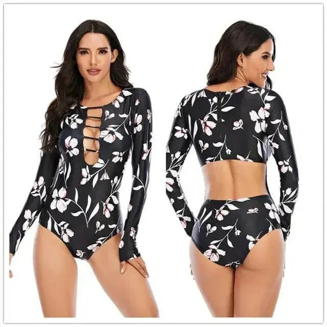 Surf Long Sleeve Bikini Collection - LUXLIFE BRANDS