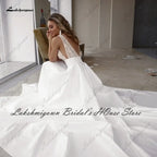 Satin Boho Wedding Dress