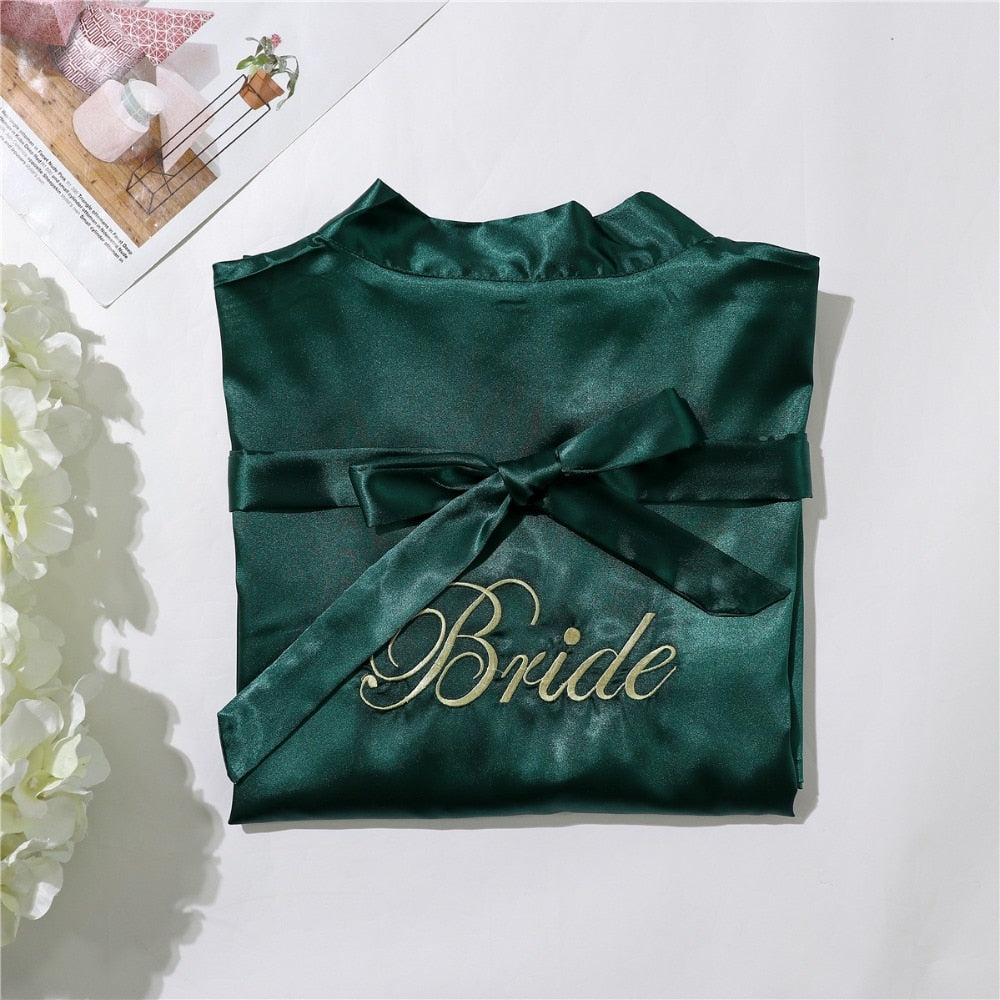 Satin Bride Or Bridesmaid Robe