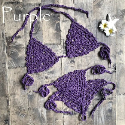Lulu Crochet Micro Bikini - LUXLIFE BRANDS