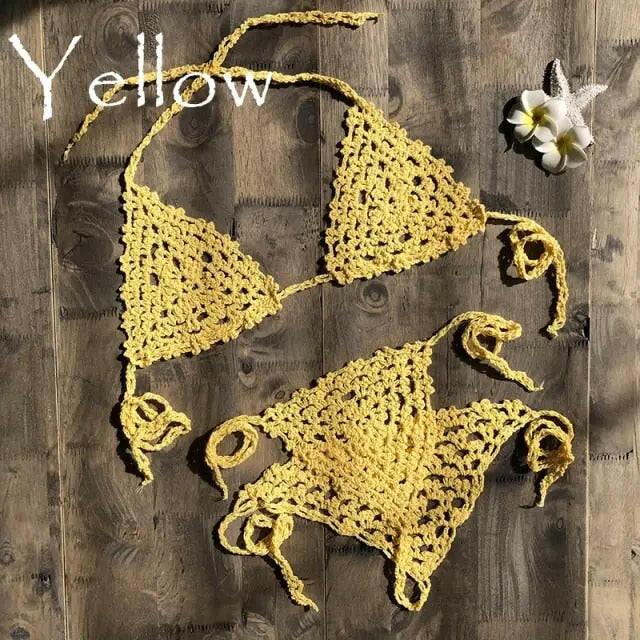Lulu Crochet Micro Bikini - LUXLIFE BRANDS
