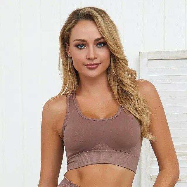 High Waist Yoga Fitness Set - LUXLIFE BRANDS