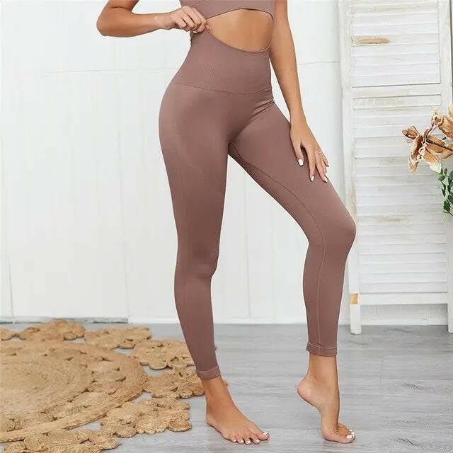 High Waist Yoga Fitness Set - LUXLIFE BRANDS