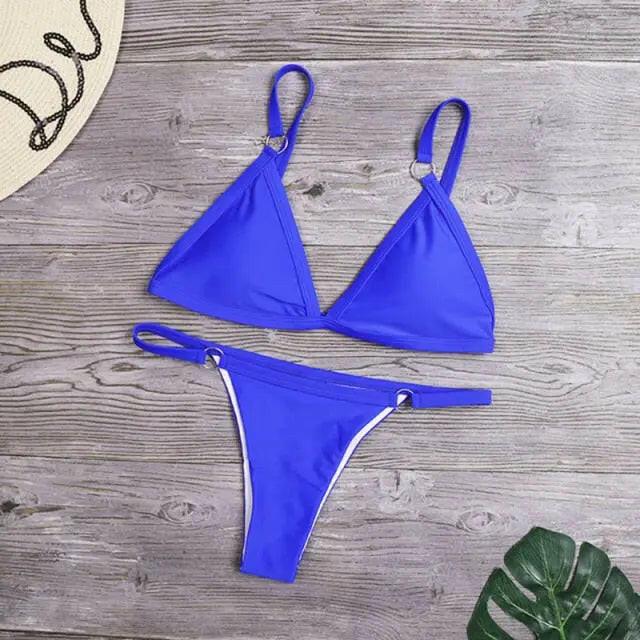 Sporty Low Waist Bikini Set - LUXLIFE BRANDS