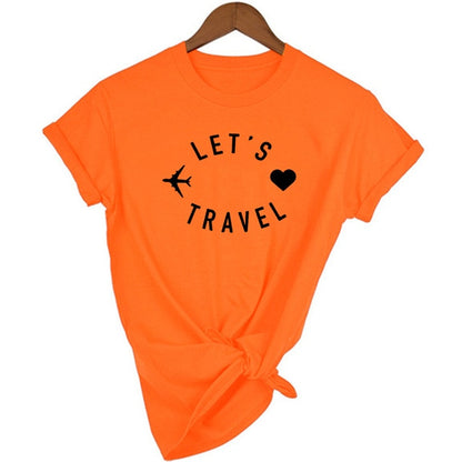 Let's Travel Print Tee