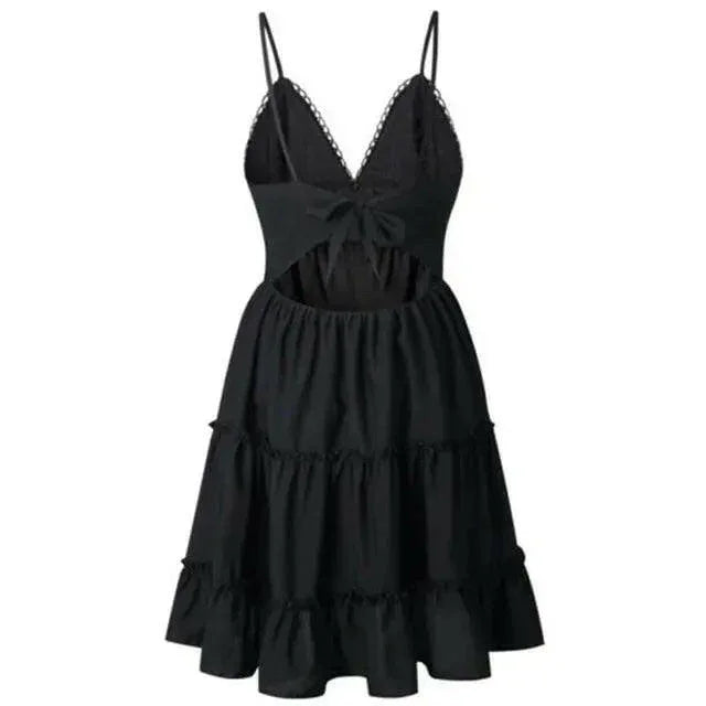 Perfection Mini Ruffle Beach Dress - LUXLIFE BRANDS