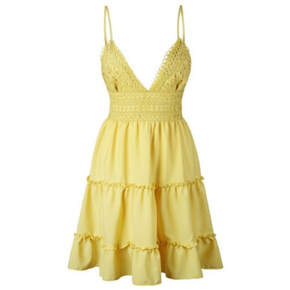 Perfection Mini Ruffle Beach Dress