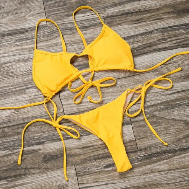 Flawless Low Waist Brazilian Bikini - LUXLIFE BRANDS
