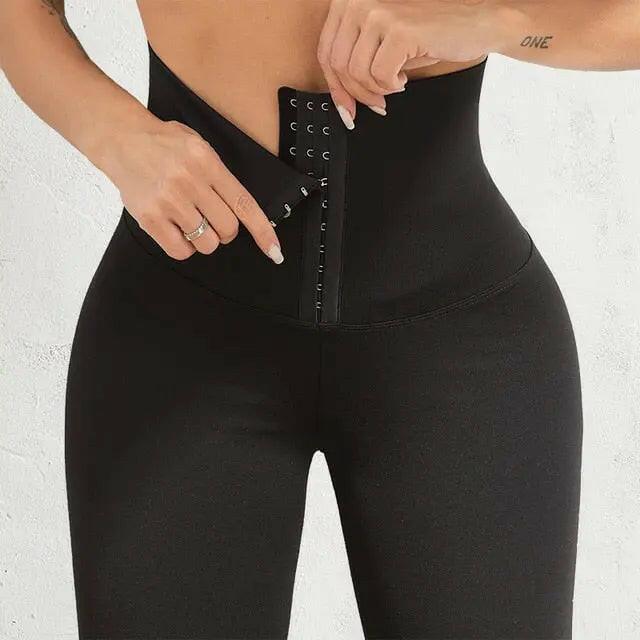 High Waist Slimming Spandex Leggings - LUXLIFE BRANDS