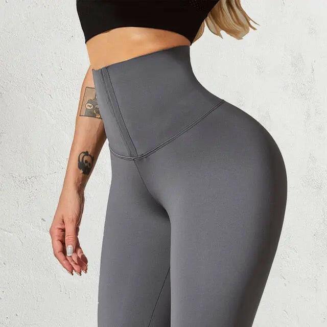 High Waist Slimming Spandex Leggings - LUXLIFE BRANDS