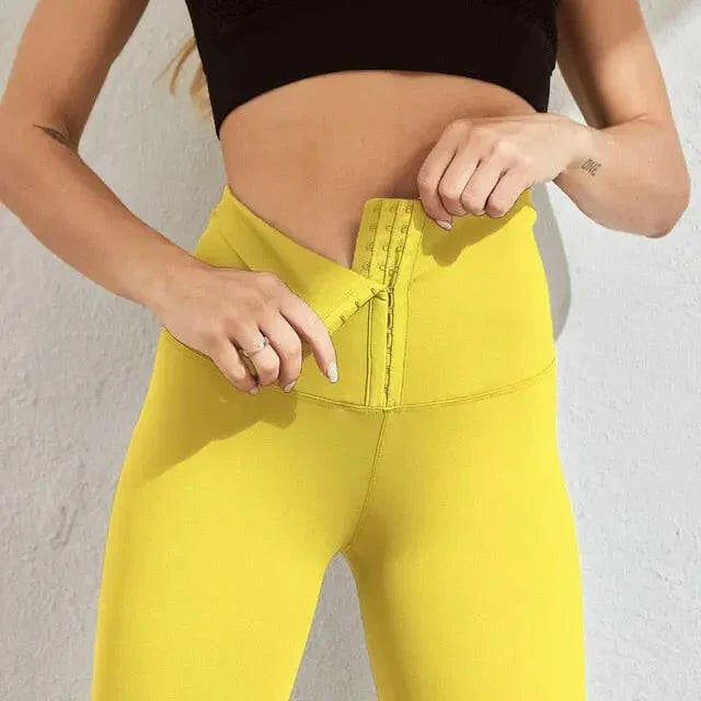 High Waist Slimming Spandex Leggings - LUXLIFE BRANDS