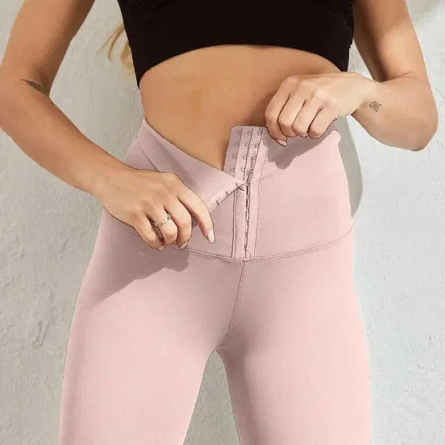 High Waist Slimming Spandex Leggings - LUXLIFE BRANDS