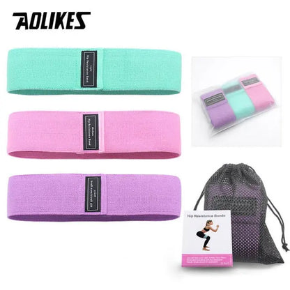 Non Slip Booty Lift & Tone Resistance Bands Set - LUXLIFE BRANDS