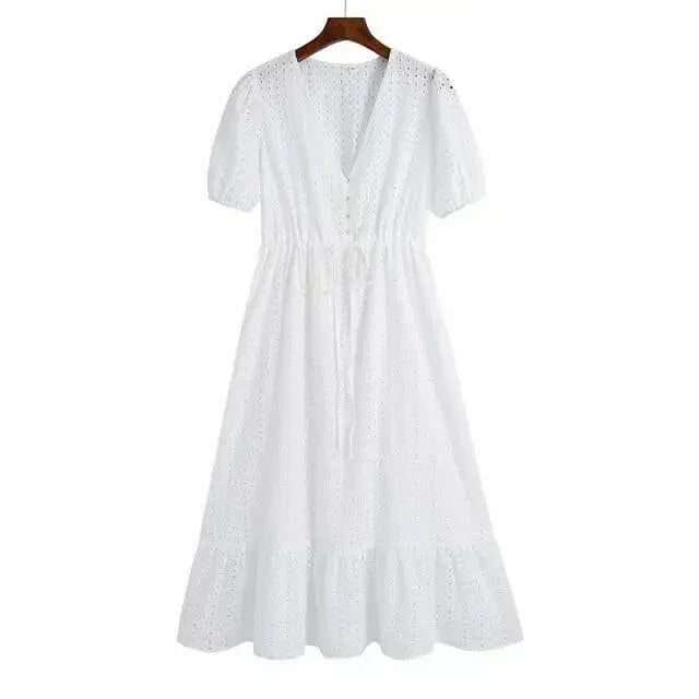 Boho Chic Elegant A Line Summer Sun Dress - LUXLIFE BRANDS