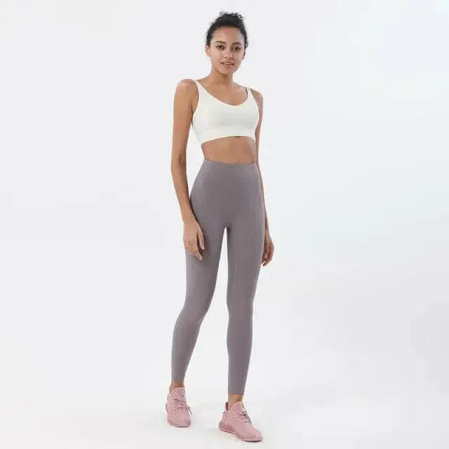 Seamless Yoga Fitness Top & Leggings Set - Available In 6 Colors - LUXLIFE BRANDS