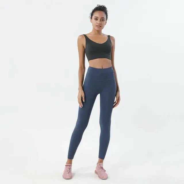 Seamless Yoga Fitness Top & Leggings Set - Available In 6 Colors - LUXLIFE BRANDS