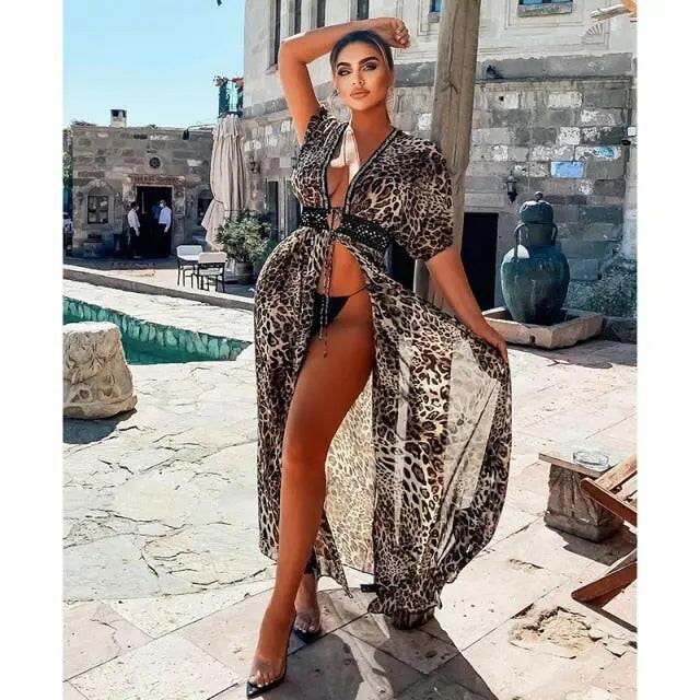 Crochet Knitted Beach Dress - LUXLIFE BRANDS