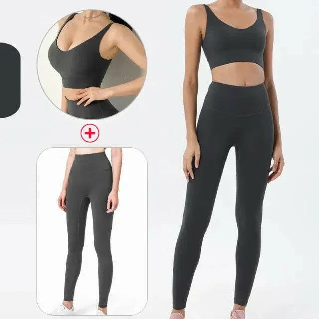 Seamless High Waist (Nude Feeling) Yoga/Running Leggings - LUXLIFE BRANDS