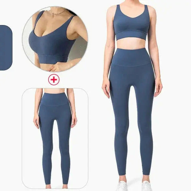 Seamless High Waist (Nude Feeling) Yoga/Running Leggings - LUXLIFE BRANDS