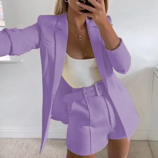 Boss Cardigan/Shorts 2Pc Set - LUXLIFE BRANDS