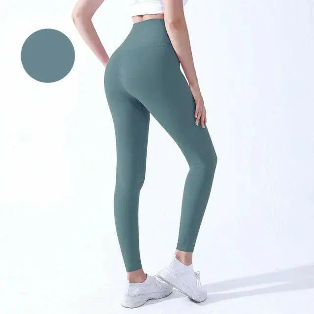 Seamless High Waist (Nude Feeling) Yoga/Running Leggings - LUXLIFE BRANDS