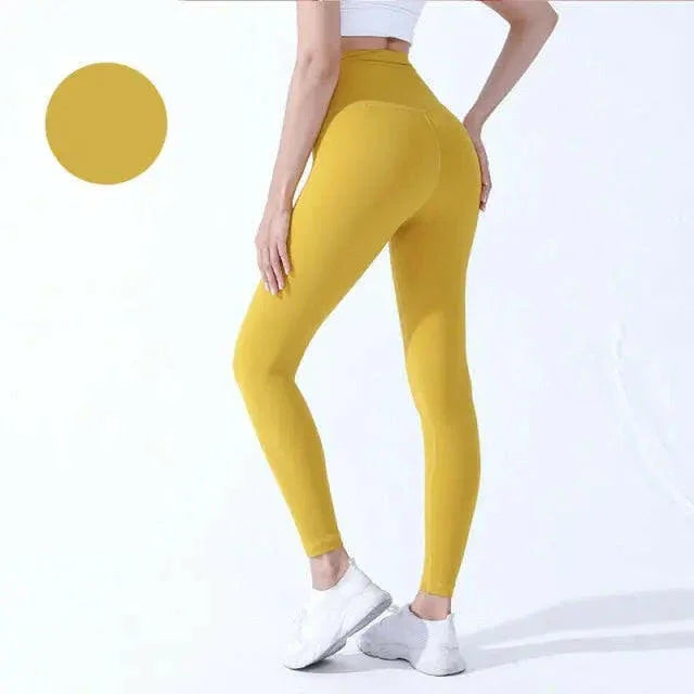 Seamless High Waist (Nude Feeling) Yoga/Running Leggings - LUXLIFE BRANDS