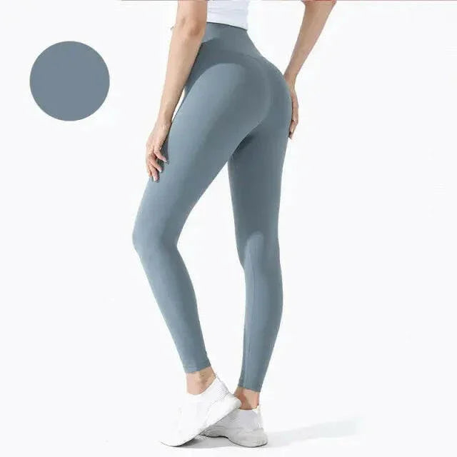 Seamless High Waist (Nude Feeling) Yoga/Running Leggings - LUXLIFE BRANDS