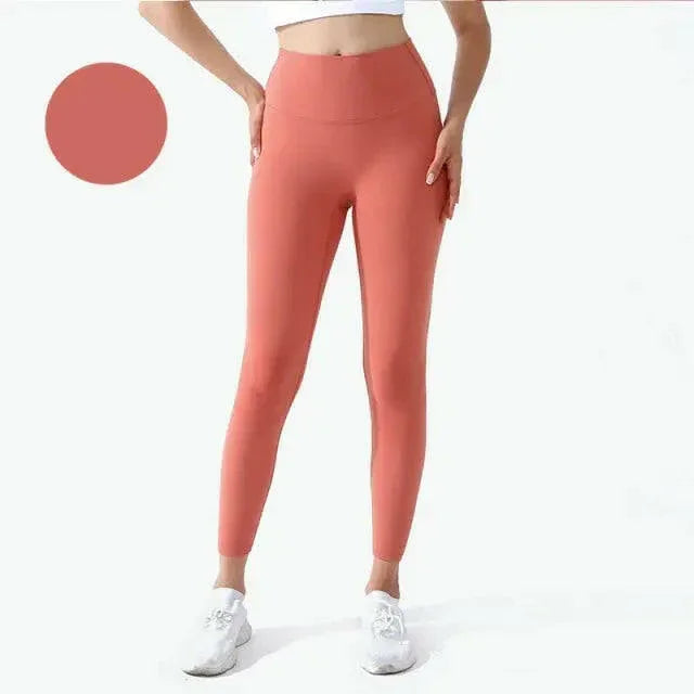 Seamless High Waist (Nude Feeling) Yoga/Running Leggings - LUXLIFE BRANDS