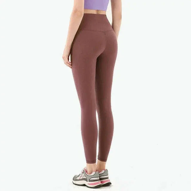 Seamless High Waist (Nude Feeling) Yoga/Running Leggings - LUXLIFE BRANDS