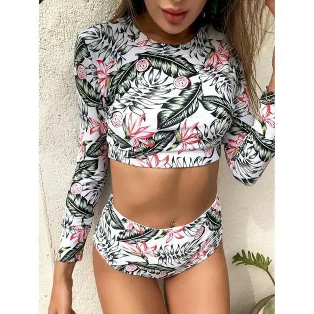 Surf Long Sleeve Bikini Collection - LUXLIFE BRANDS