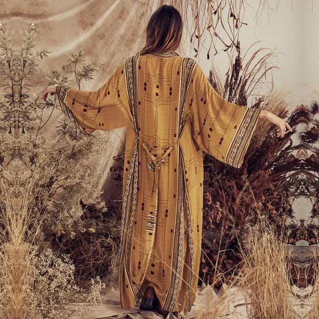 Embroidered Beach Tunic Beach Cover Up Sarong - LUXLIFE BRANDS