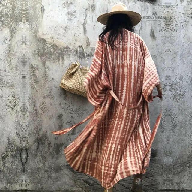 Embroidered Beach Tunic Beach Cover Up Sarong - LUXLIFE BRANDS