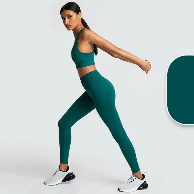 Seamless High Waist (Nude Feeling) Yoga/Running Leggings - LUXLIFE BRANDS