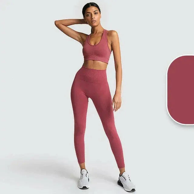 Seamless High Waist (Nude Feeling) Yoga/Running Leggings - LUXLIFE BRANDS