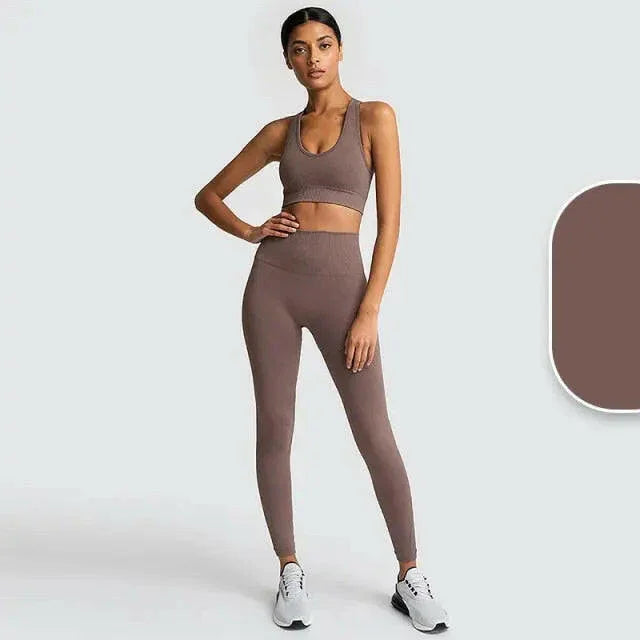 Seamless High Waist (Nude Feeling) Yoga/Running Leggings - LUXLIFE BRANDS