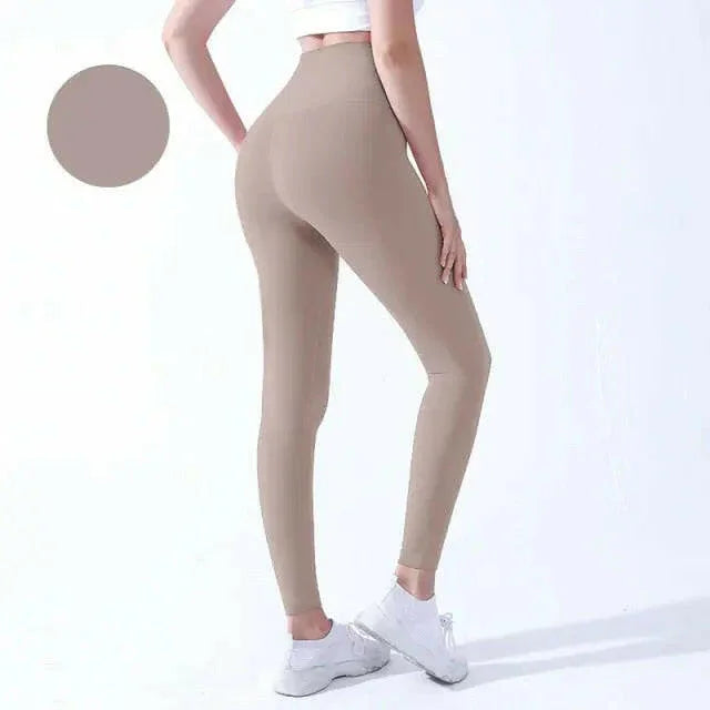 Seamless High Waist (Nude Feeling) Yoga/Running Leggings - LUXLIFE BRANDS